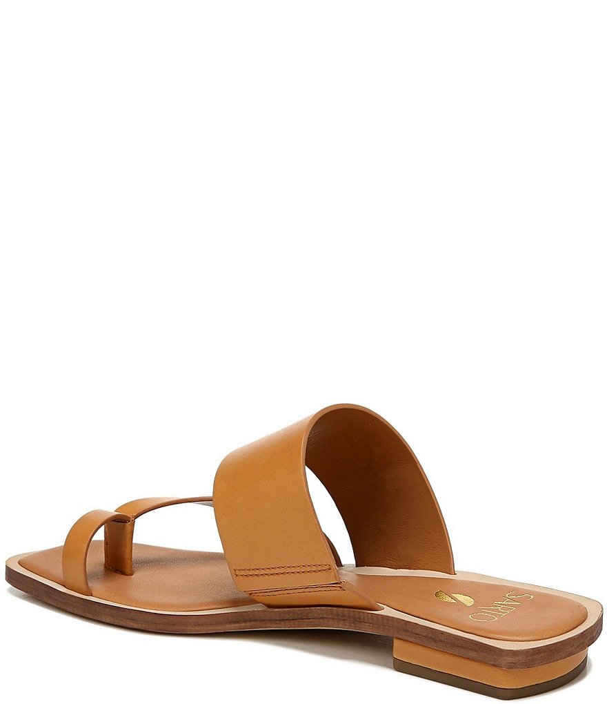 Sarto by Franco Sarto Ediana Leather Toe Ring Square Toe Sandals