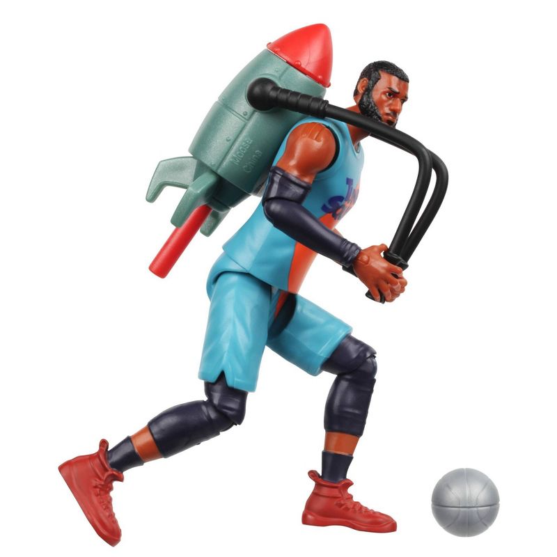 Space Jam: A New Legacy - 5" LeBron James Baller Action Figure with ACME Rocket Pack 4000