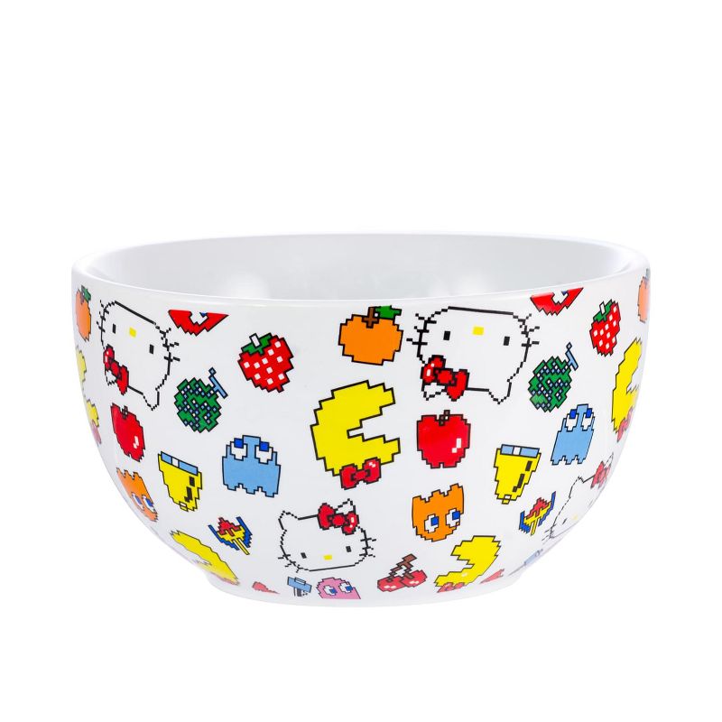 Seven20 Hello Kitty Pac-Man 4 Piece Ceramic Bowl Set