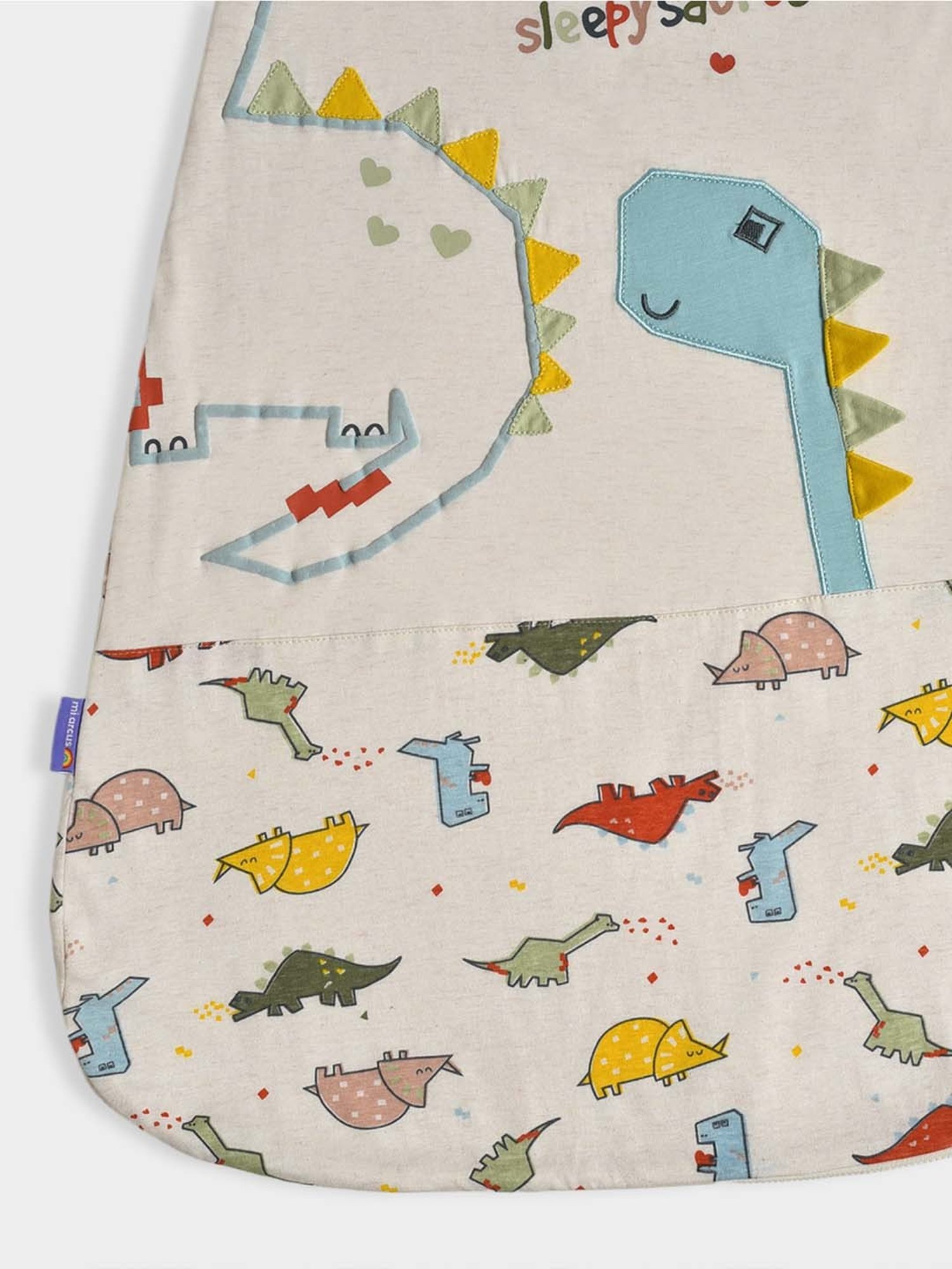 MiArcus Cream Cotton 420 GSM Sleeping Bag For Kids