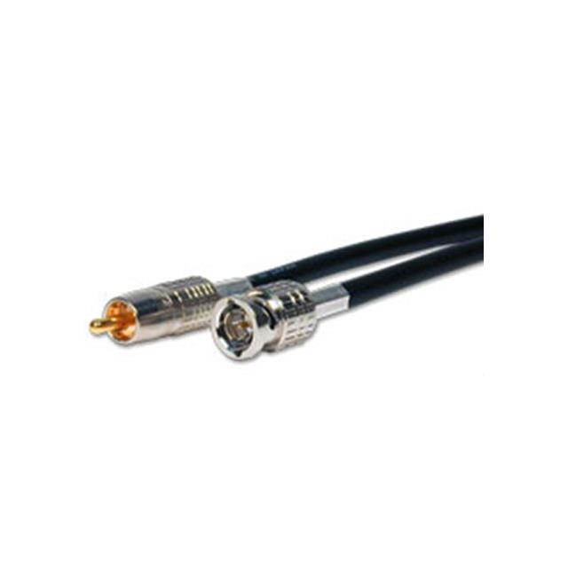Canare BNC to RCA Broadcast Cable with LV-61S, 25' - Black #CB-PP-C-25B