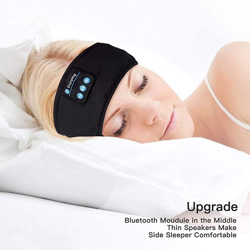 Sleep Headphones Bluetooth Sports Headband Wireless Sports Headband Headphones with UltraThin HD Stereo Speakers Perfect for WorkoutJoggingYogaInsomniaSide SleepersAir TravelMeditation