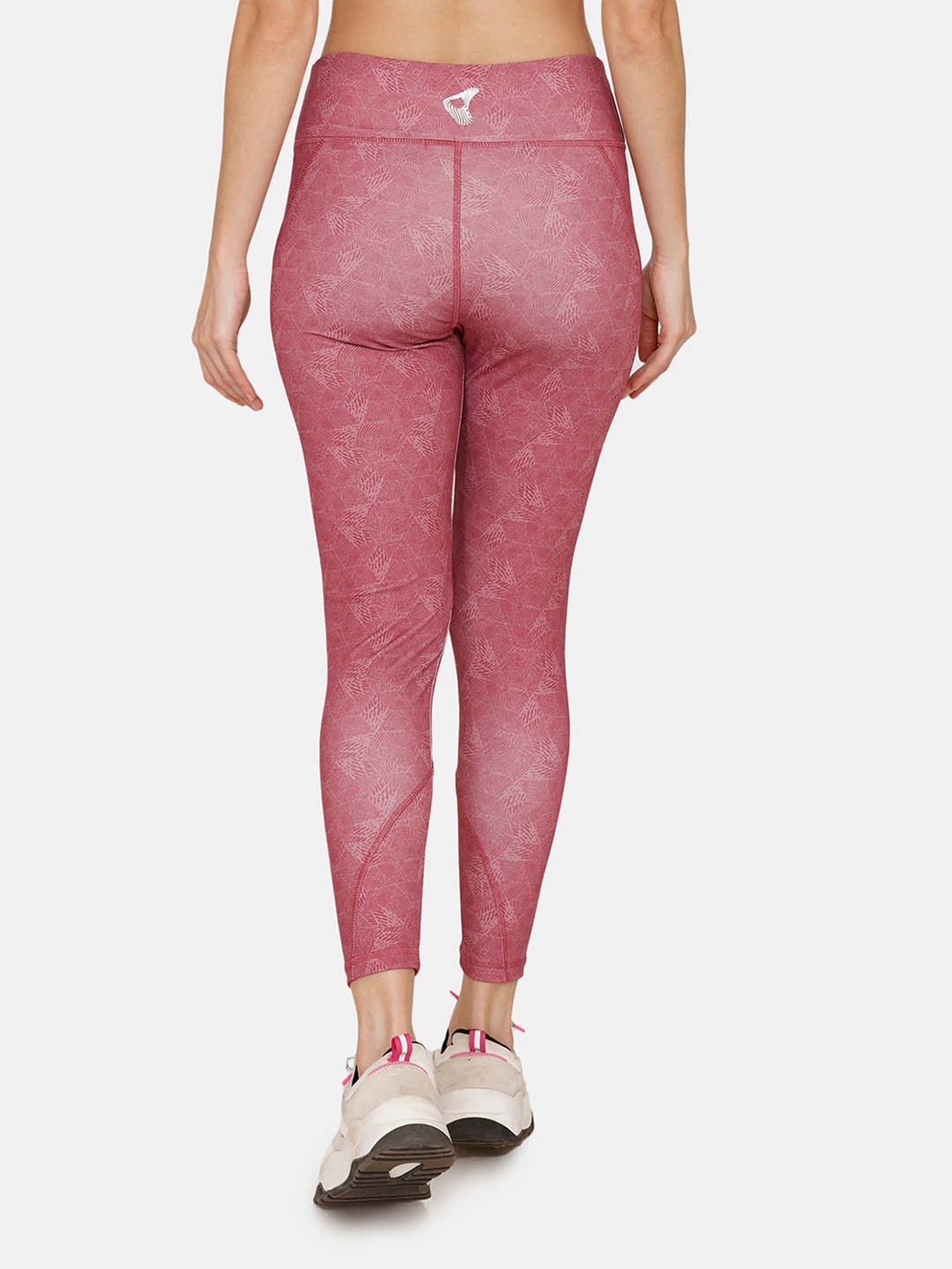 Zelocity by Zivame Red Printed Tights