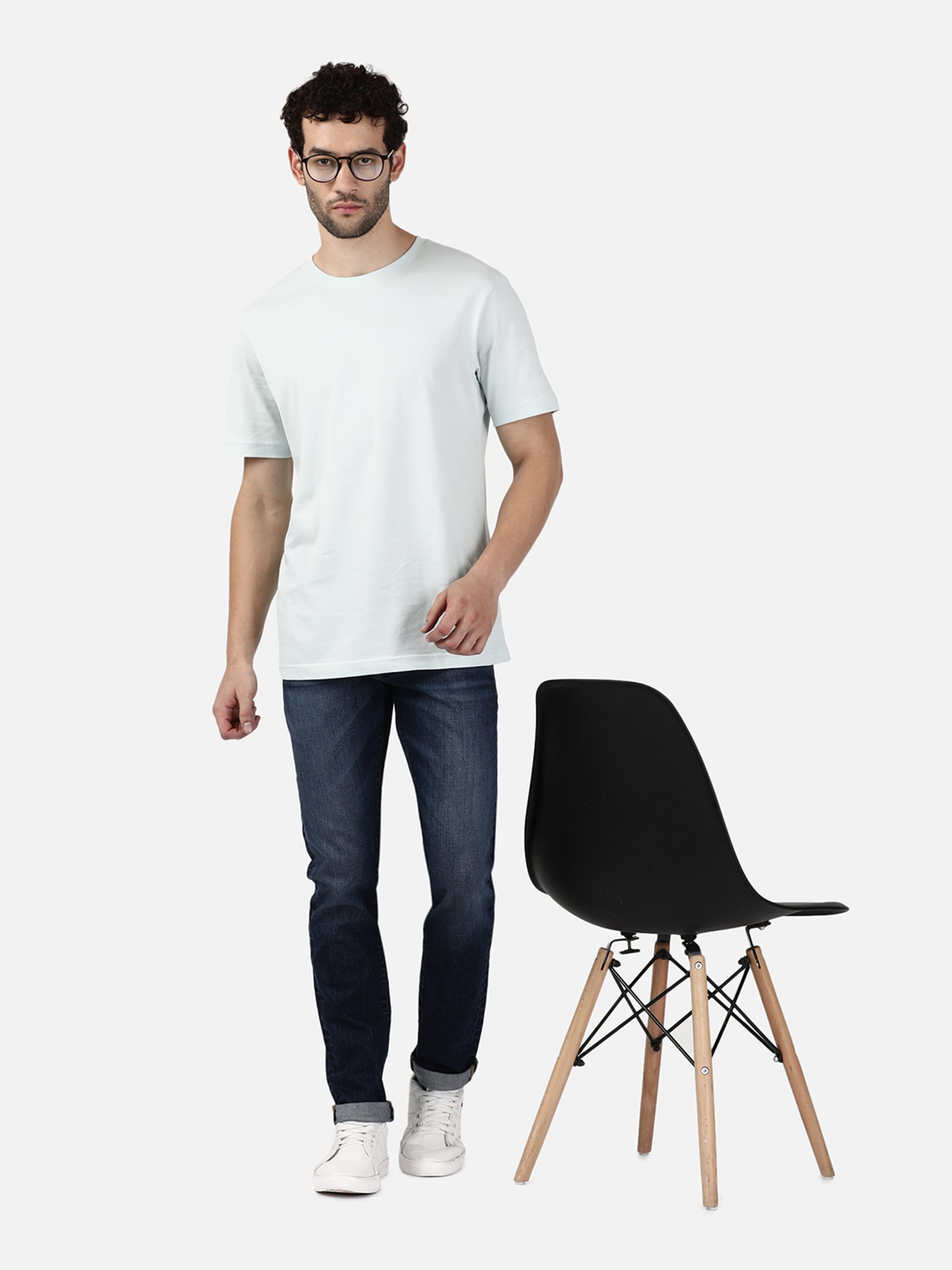 Passion Blue Slim Fit Lightly Washed Jeans