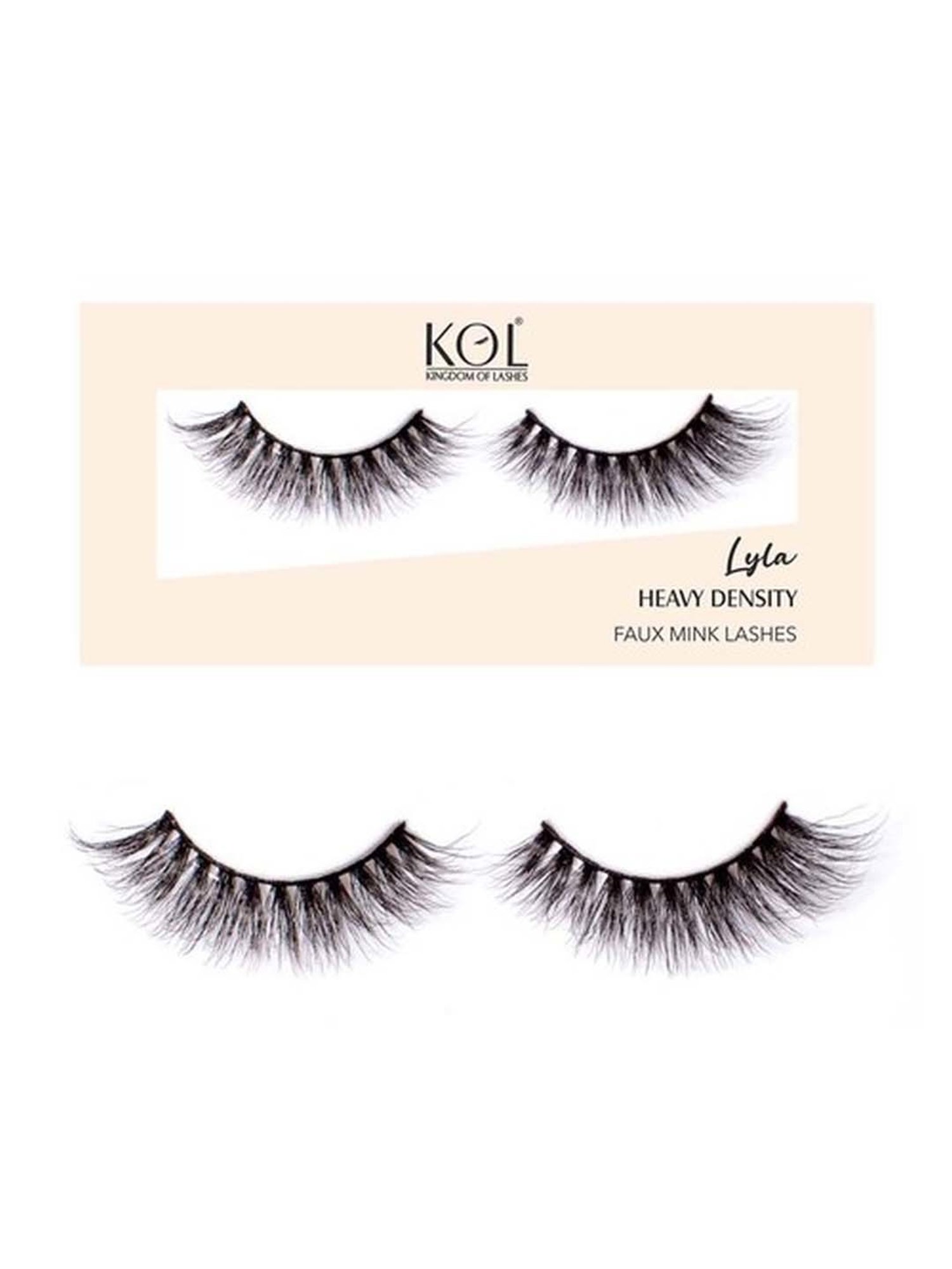 Kingdom Of Lashes Heavy Density Eyelashes Lyla - 2 gm
