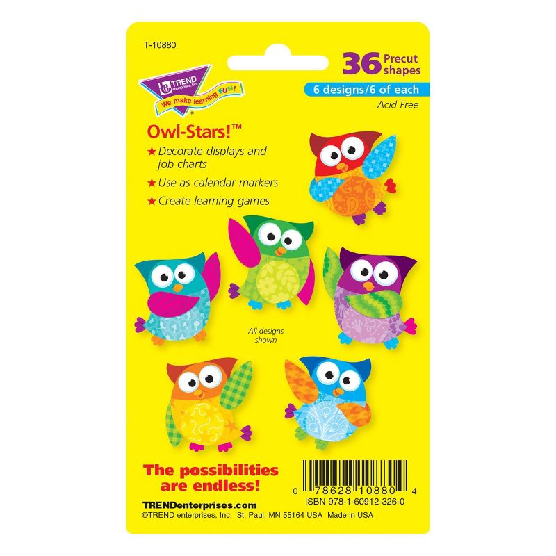 6pk 36 per Pack Owl-Stars! Mini Accents Variety Pack - TREND