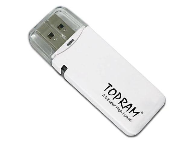 TOPRAM RV33 USB 3.0 Card Reader Support Samsung Kingston SanDisk 4GB 8GB 16GB 32GB 64GB 128GB SD SDHC SDXC ( microSD microSDHC microSDXC need with Adapter) - OEM
