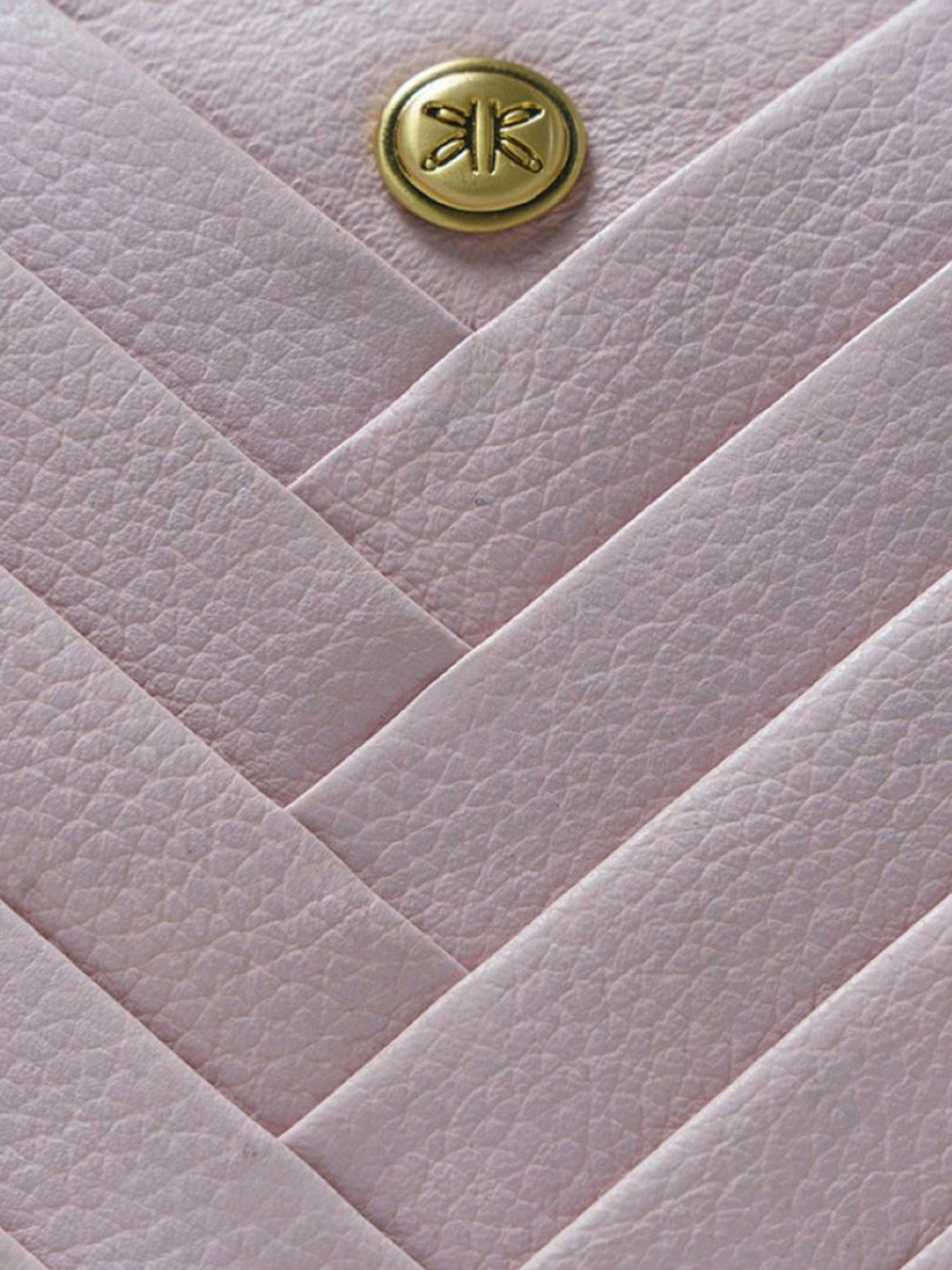 RI2K London Pink Leather Textured Zip around Wallet