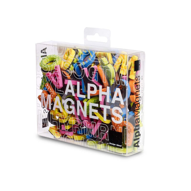 Design Ideas Magnetic Alphabet Letters &ndash; 90 Colorful Foam Letters, 0.8&rdquo; x 0.2&rdquo; 1&rdquo;