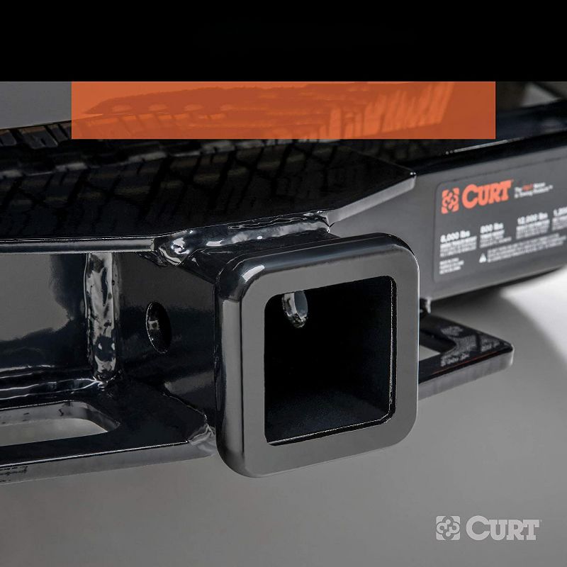 Curt Manufacturing 31068 2 Inch Front Mount Towing Receiver Hitch Vehicle Accessory for Select Ford Expedition, F-150, and Lincoln Navigators, Black