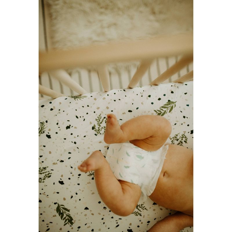 Goumi Botanical Garden Organic Crib Bedding Set - 3pc