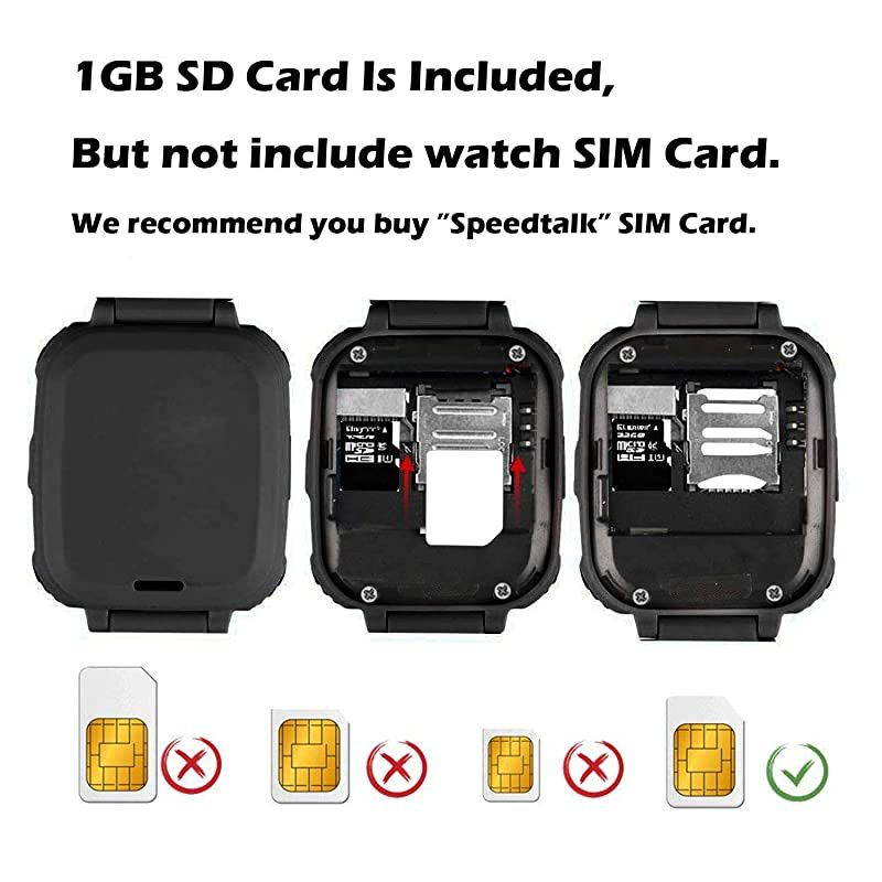 Smart Watch for Boys Girls HD Touch Screen Sports Smartwatch Phone with Call Camera Games Recorder Alarm Music Player for Children Teen Students