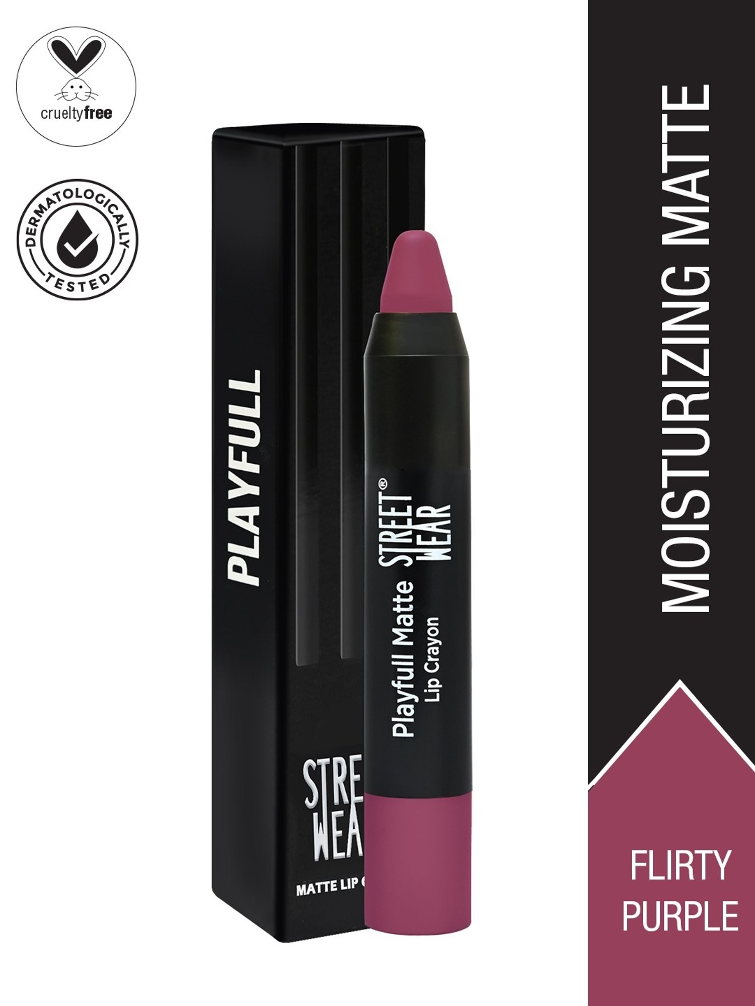 Street Wear Playfull Matte Flirty Purple - 2.9 gm