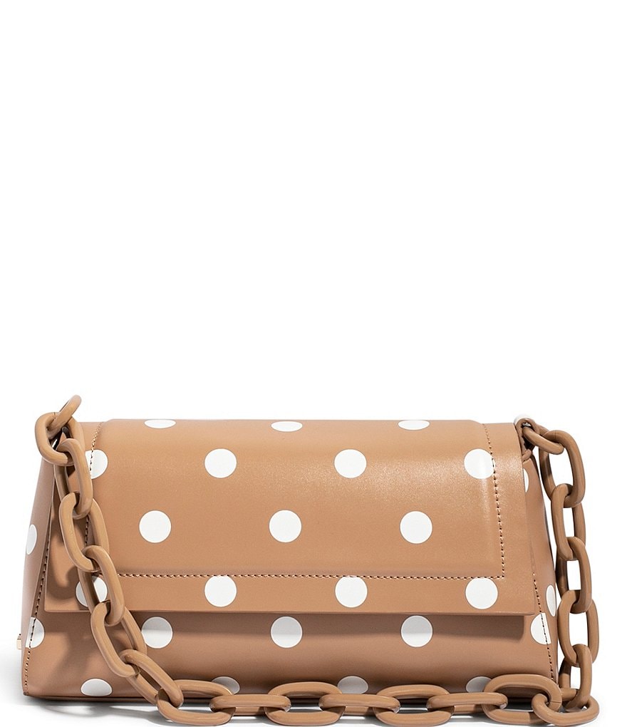House of Want How We Fashion Polka Dot Vegan Leather Shoulder Bag
