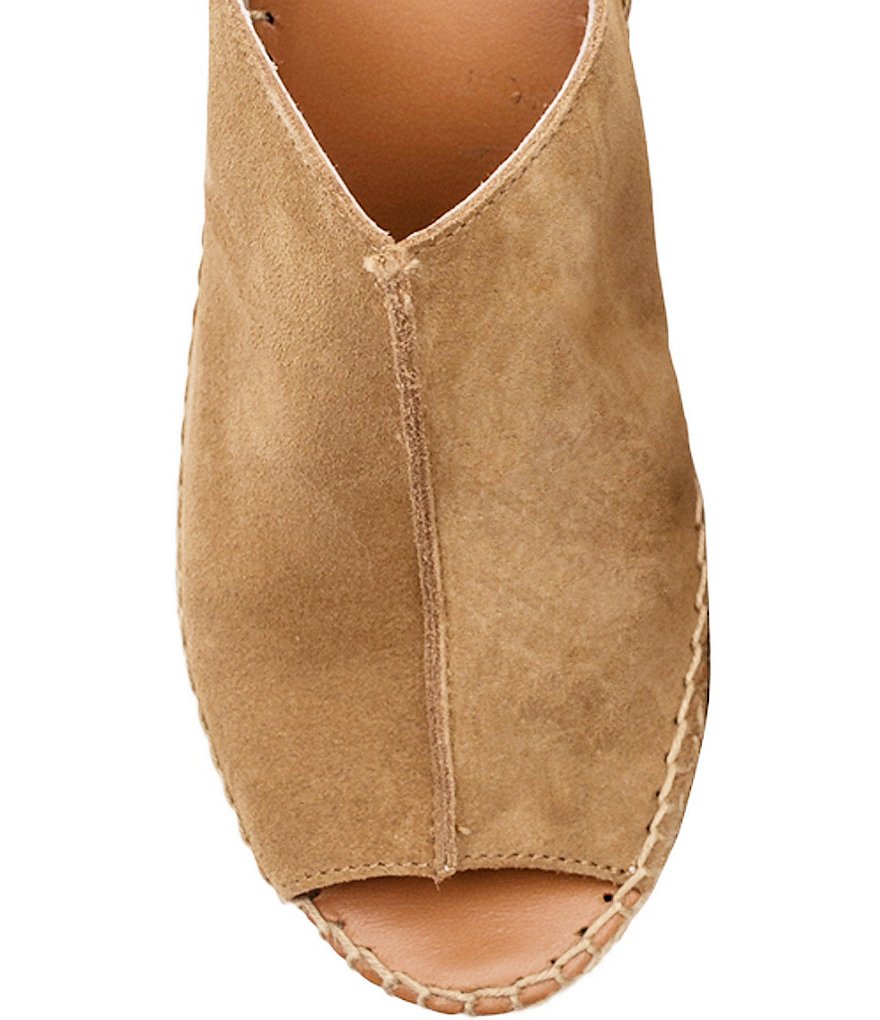 Andre Assous Cici Suede Esparille Wedge Sandals