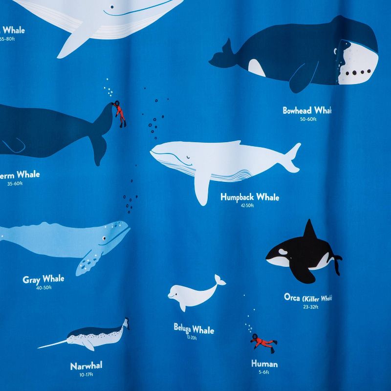 Whales Shower Curtain - Pillowfort™