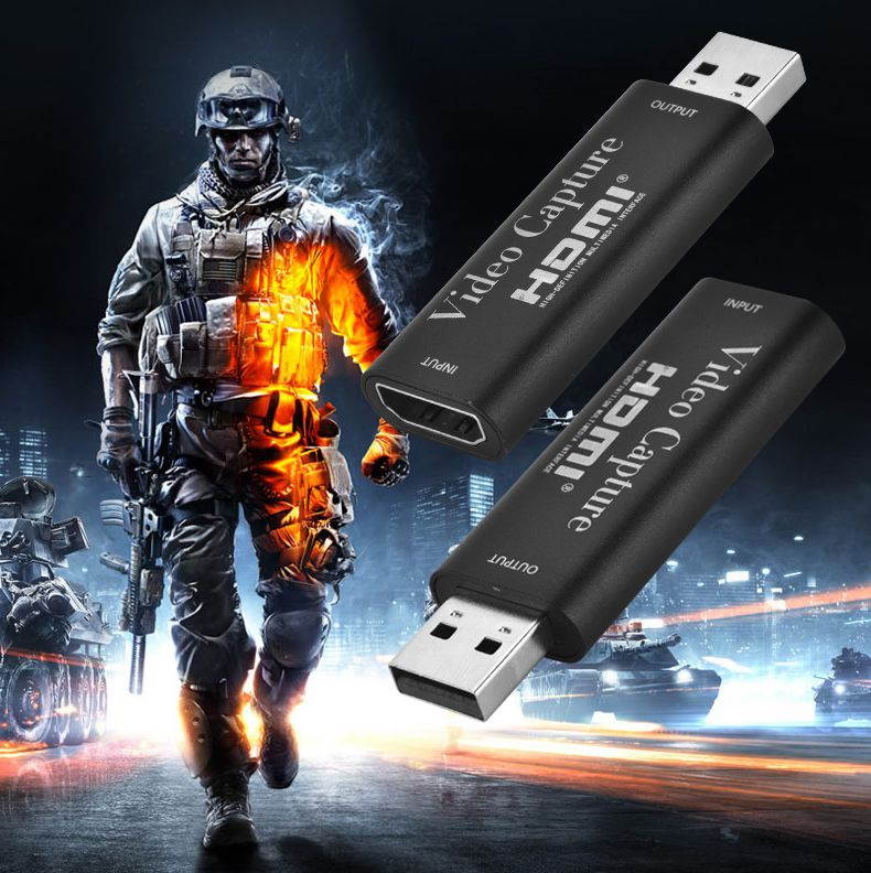 FURUI HDMI Video Capture Card, Game Capture Cards HDMI to USB2.0 1080P Record via DSLR Camcorder Compatible with VLC/OBS/Amcap