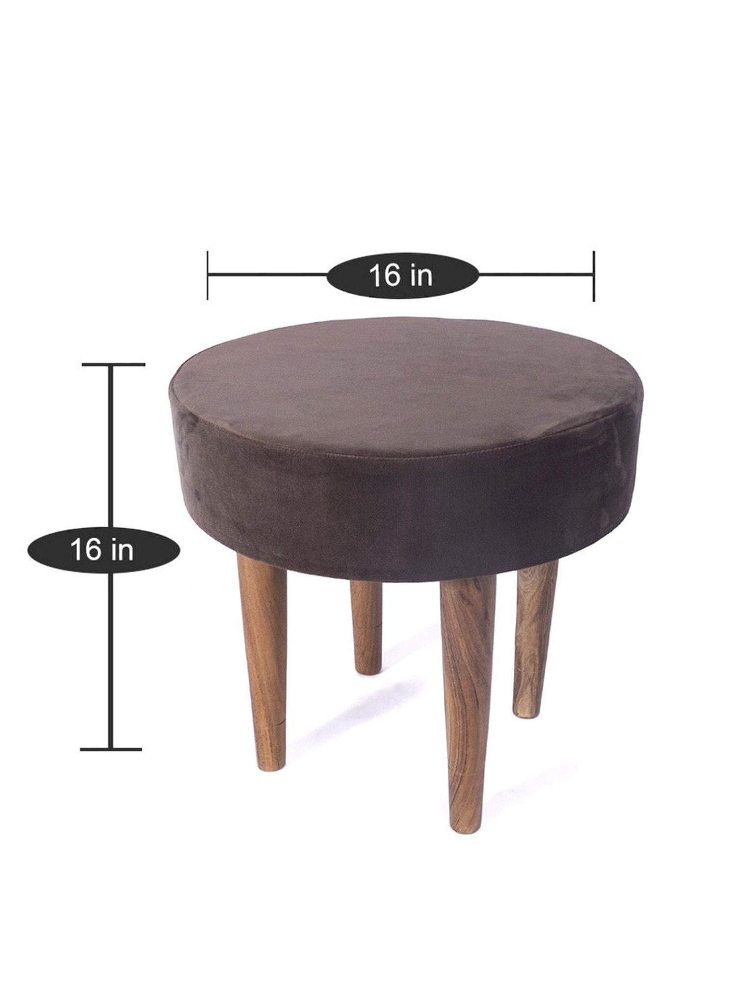 Chumbak Spring Marigold Floral Green Mango Wood Modern Trunk Storage Ottoman