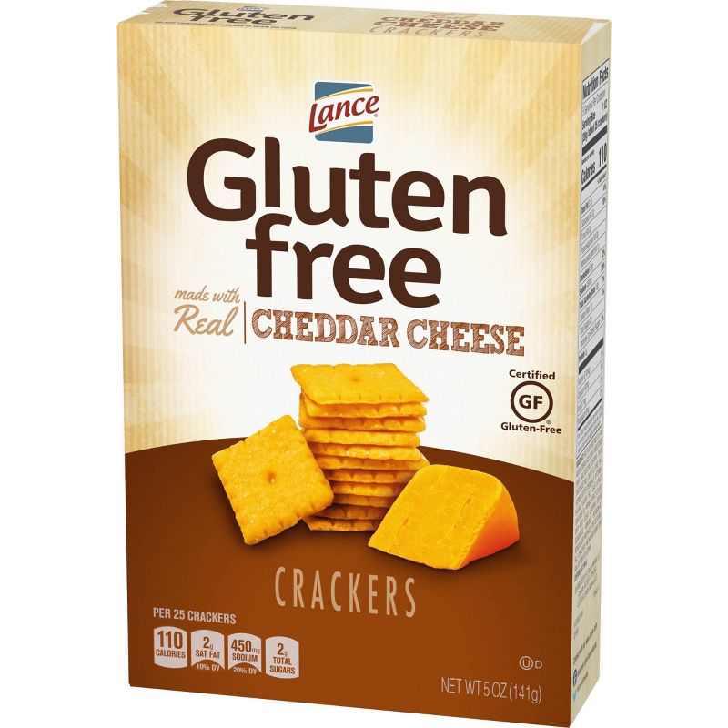 Lance Real Cheddar Cheese Gluten Free Crackers - 5oz