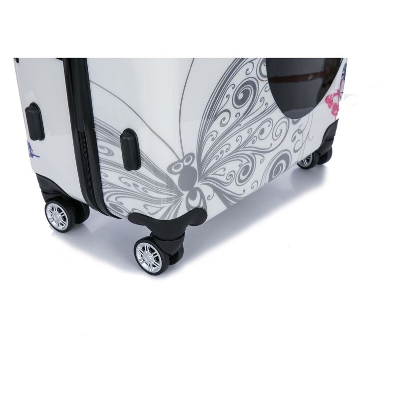 InUSA Prints 28" Hardside Spinner Suitcase - Butterfly