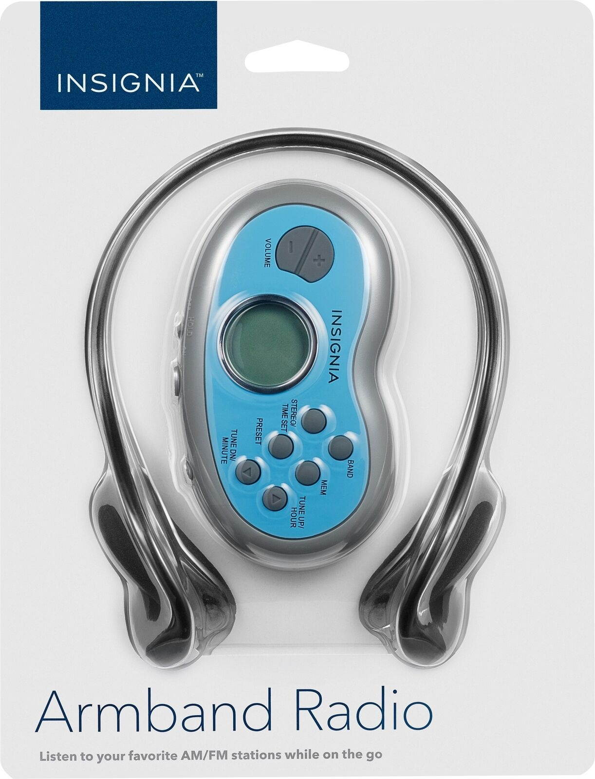 insignia ns-r5111a - portable digital am/fm radio - gray