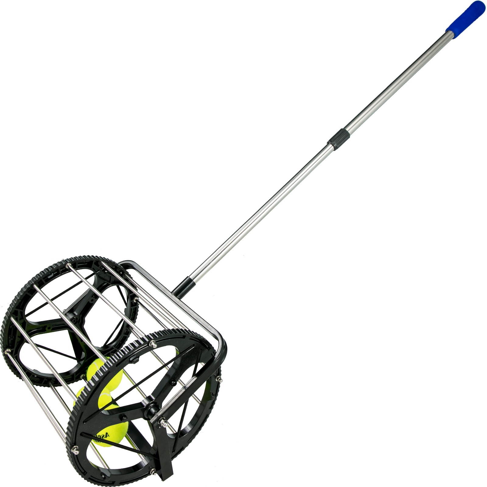 Tennis Ball Picker Ball Collector Teaching Ball Cart Ball Basket Tennis Hopper