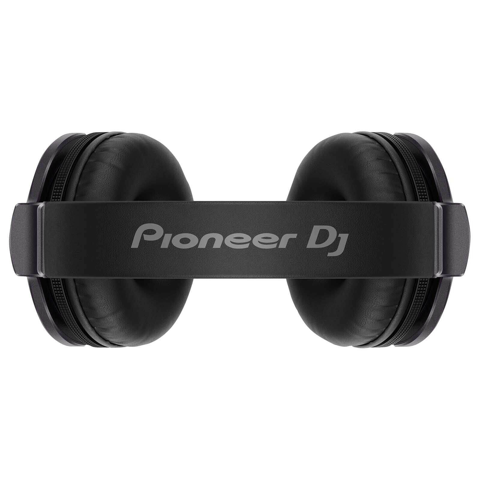 Pioneer HDJ-CUE1 High Bass Mixing Wired DJ Headphones w Yellow Ear Pads & Case