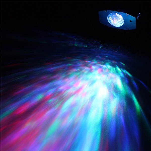 SOLMORE Remote Control RGB LED Stage Light Water Ripple Effect for Bar Halloween Christmas UK Plug