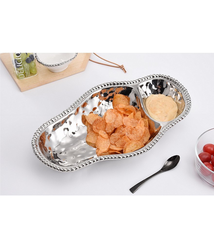 Pampa Bay Verona Porcelain Silver Chip and Dip