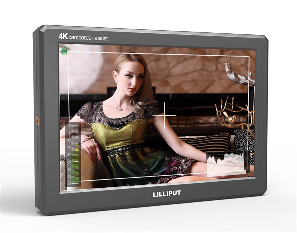 Lilliput A8S 8.9" Camera-Top Monitor Camcorder&DSLR 1920x1200 8bit FHD 4K HDMI 3G-SDI 3D