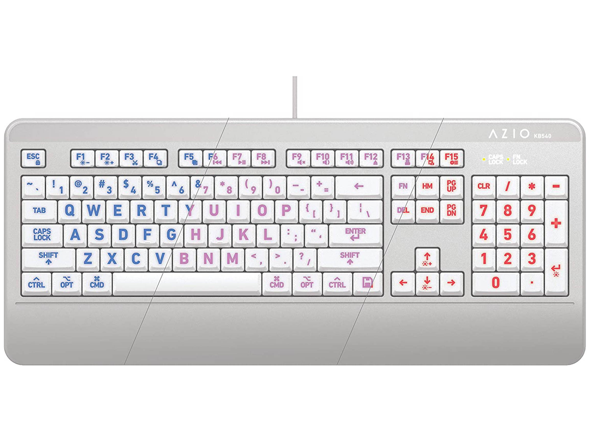 AzIO KB540 Antimicrobial Keyboard (Mac)