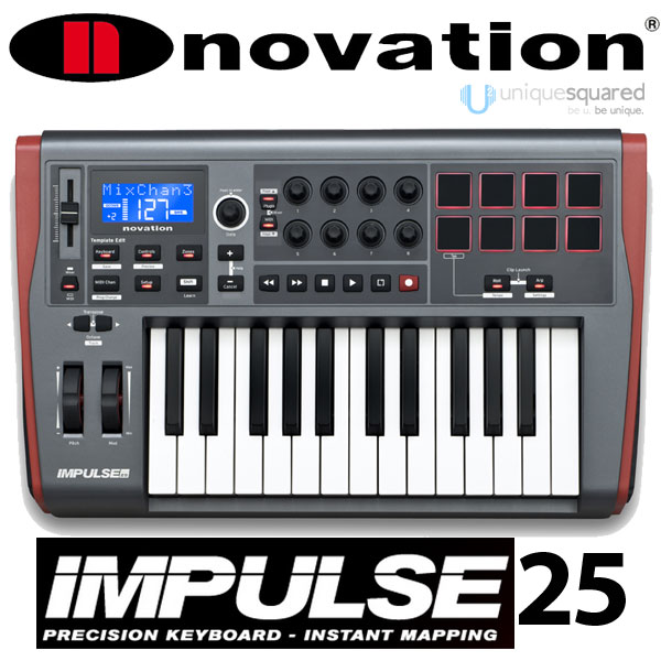 Novation Impulse 25 USB/MIDI 25-Key Keyboard Controller