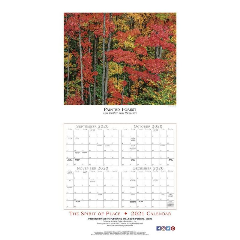 2021 The Spirit of Place 16-Month Wall Calendar [Calendar] Gavrilis, John