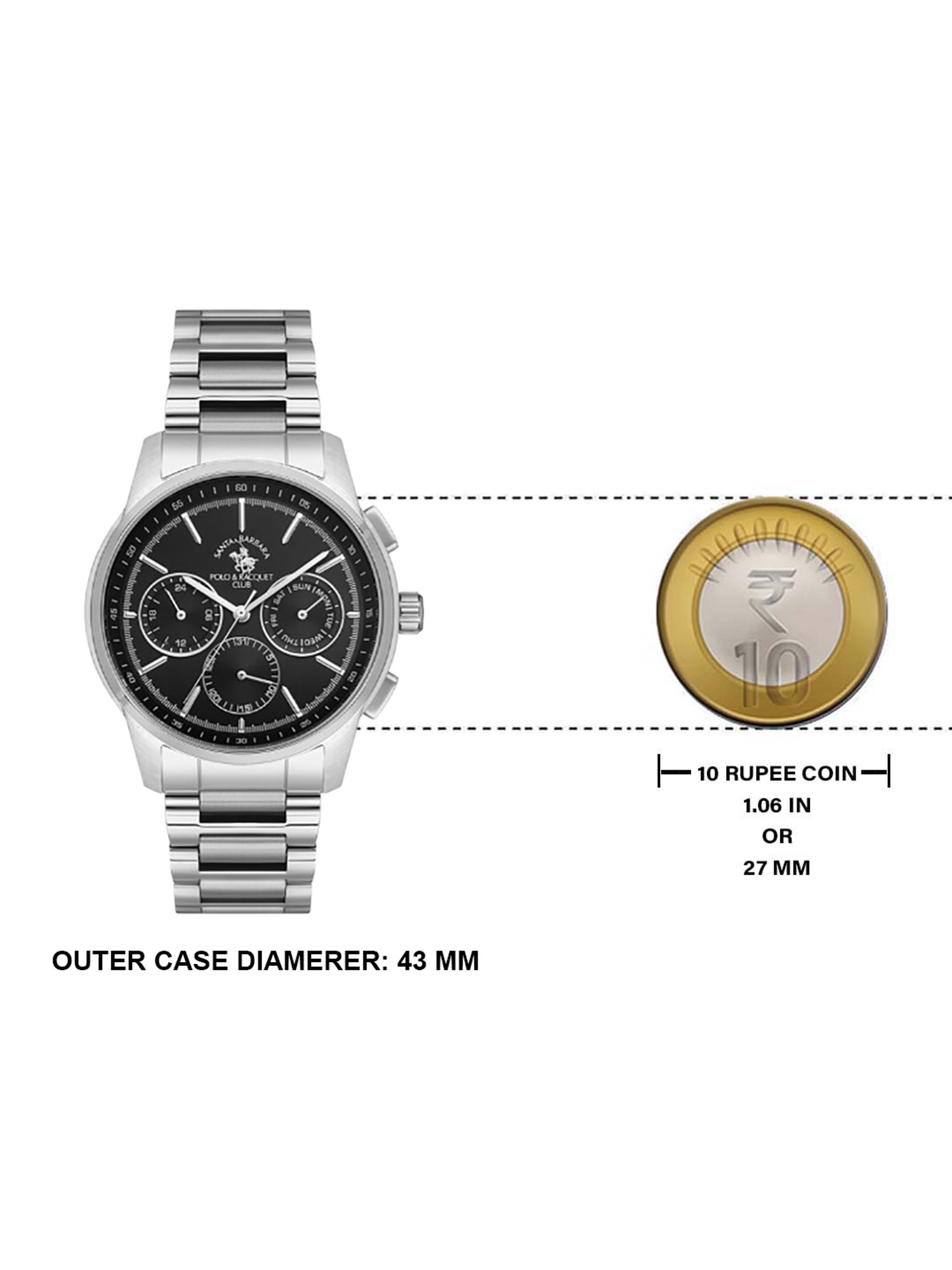 Santa Barbara Polo & Racquet Club SB.1.10512-2 Chronograph Watch for Men