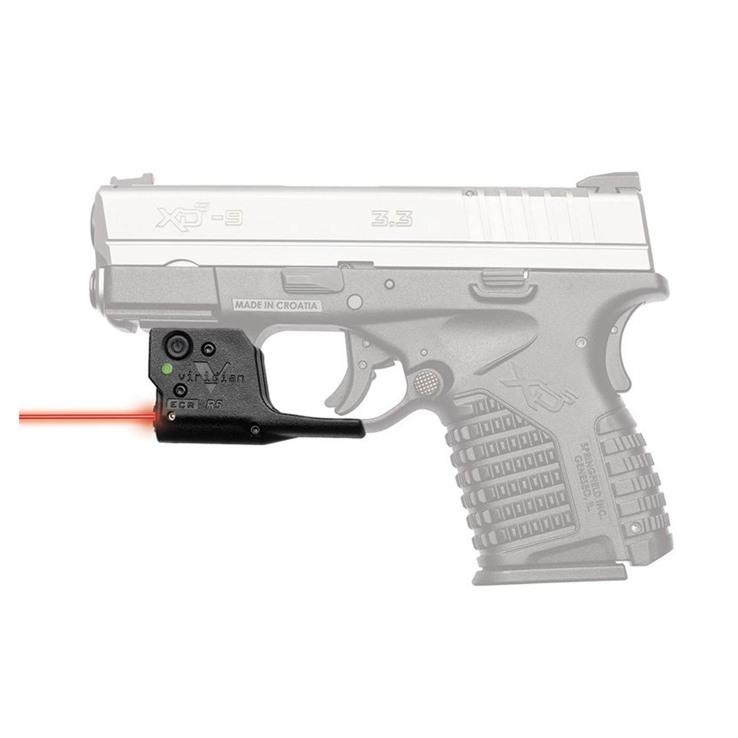 VIRIDIAN WEAPON TECHNOLOGIES 920-0019 VIRIDIAN REACTOR G2 SPGFLD XDS RED