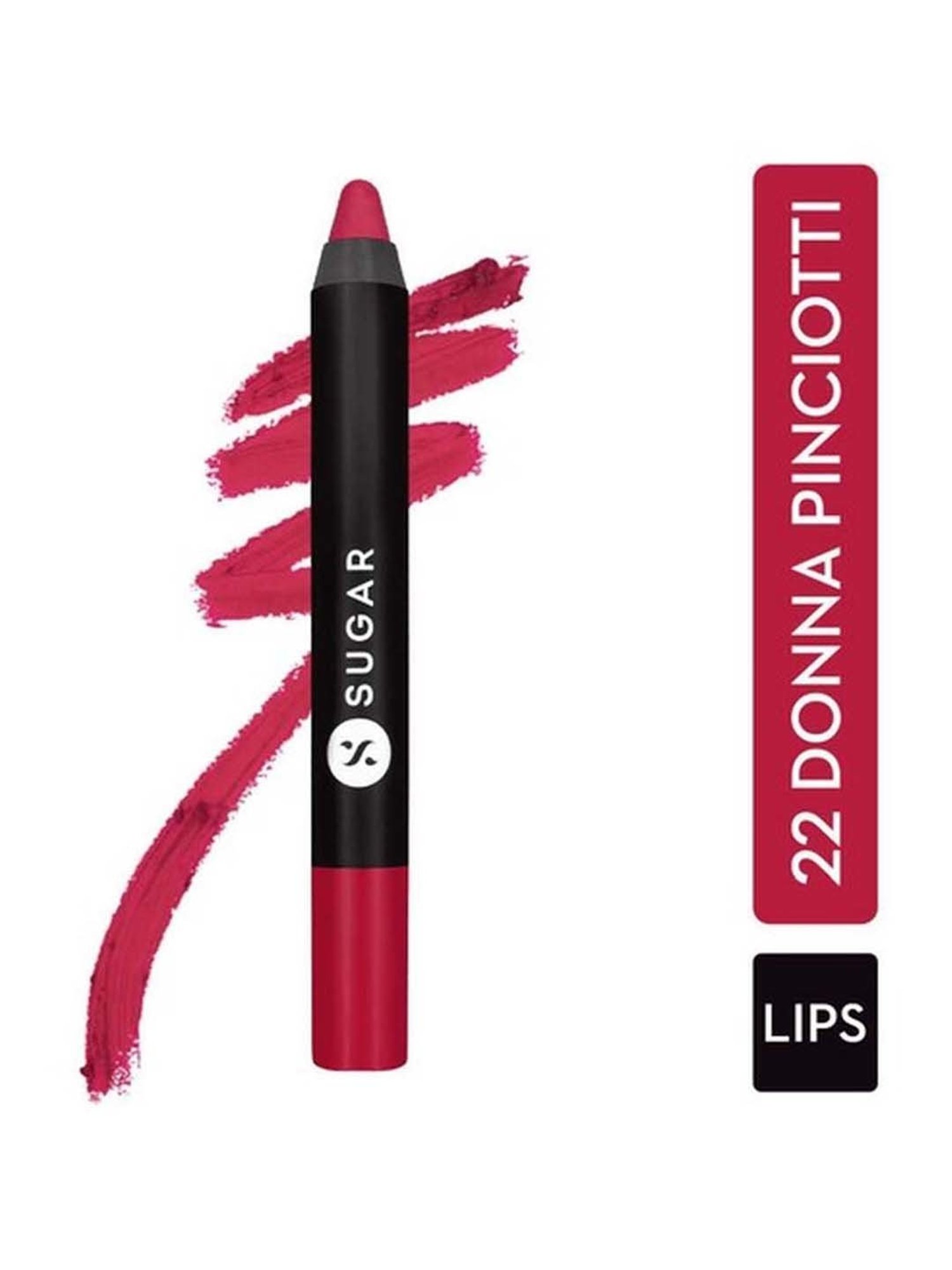 Sugar Cosmetics Matte As Hell Crayon Lipstick 22 Donna Pinciotti - 2.8 gm