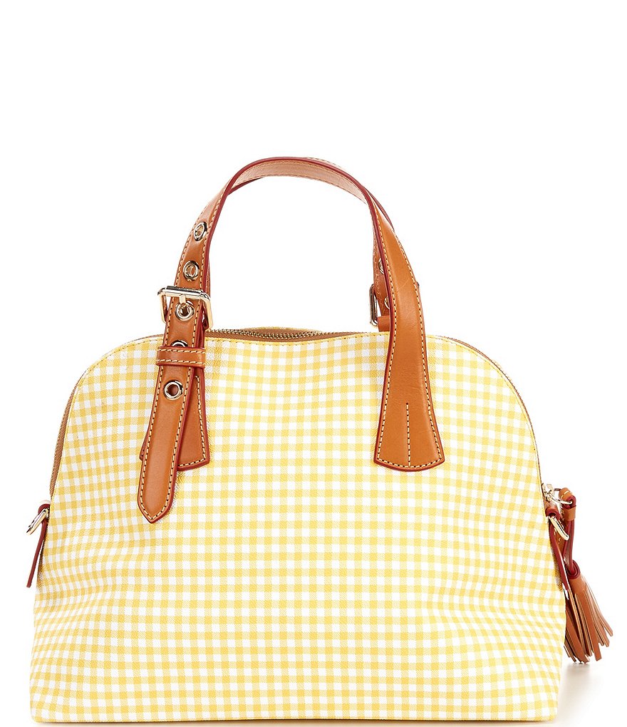 Dooney & Bourke Gingham Collection Small Audrey Satchel Bag