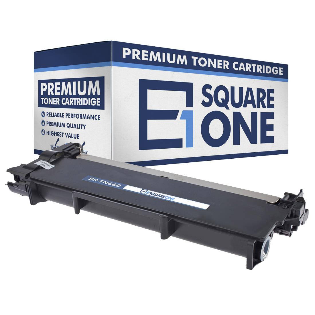 eSquareOne Compatible High Yield Toner Cartridge Replacement for Brother TN660 TN630 (Black, 1-Pack)