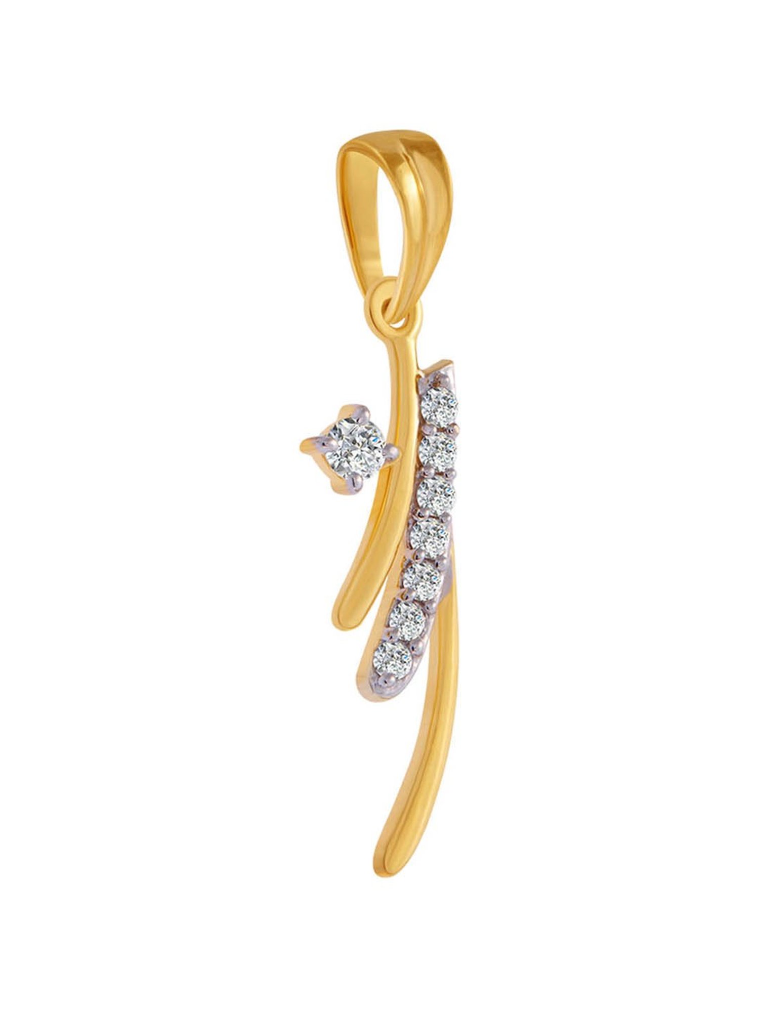 P.C. Chandra Jewellers 18 kt Gold & Diamond Pendant