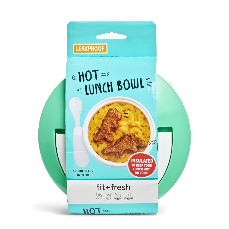 Fit & Fresh Hot Lunch Bowl with Spoon in Lid