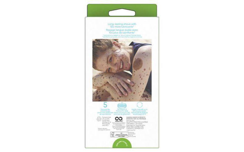 Venus Extra Smooth Green Women's Razor + 2 Razor Blade Refills