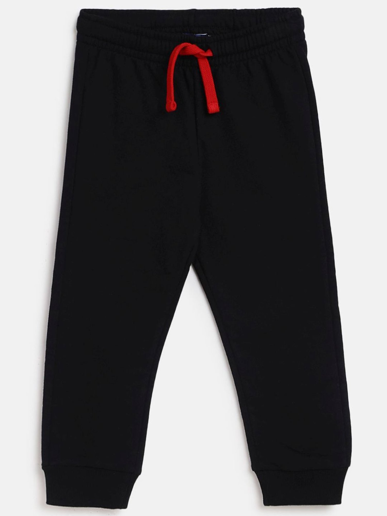 Chicco Kids Red & Black Cotton Printed Full Sleeves T-Shirt Set