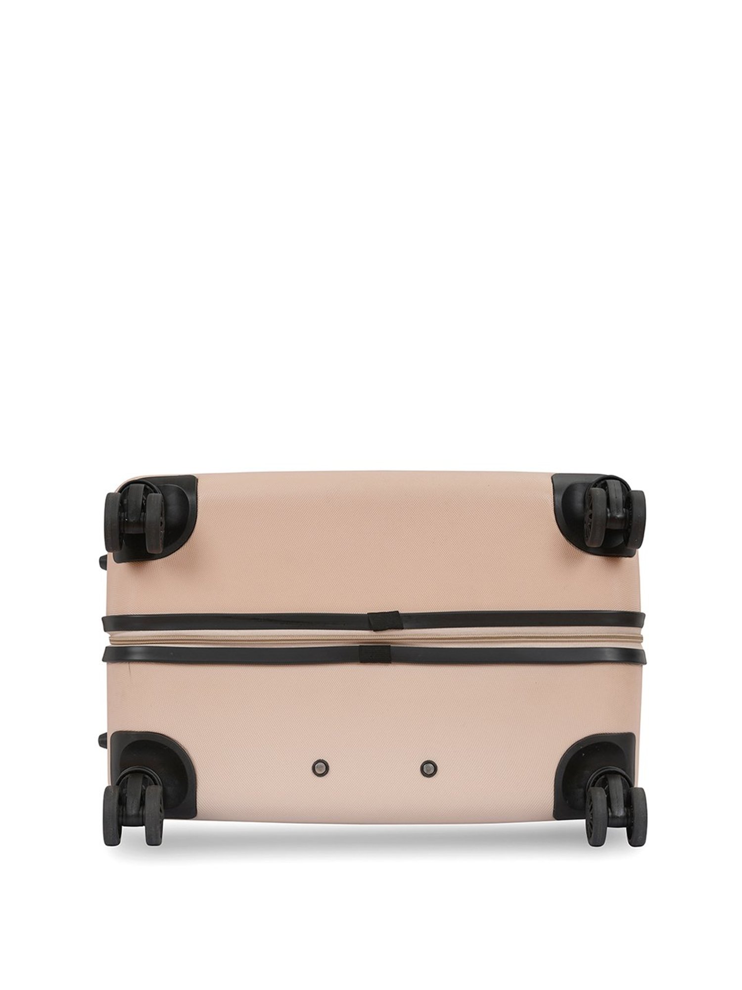 Aeropostale Stout Beige Textured Hard Cabin Trolley Bag - 24 cm