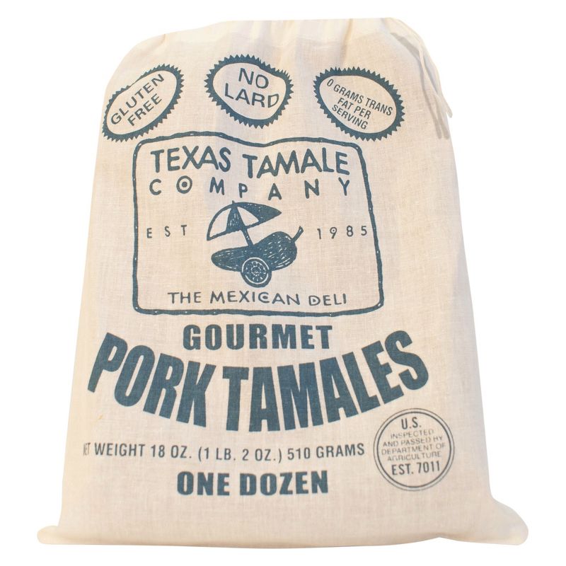 Texas Tamale Company Gourmet Frozen Pork Tamales - 18oz