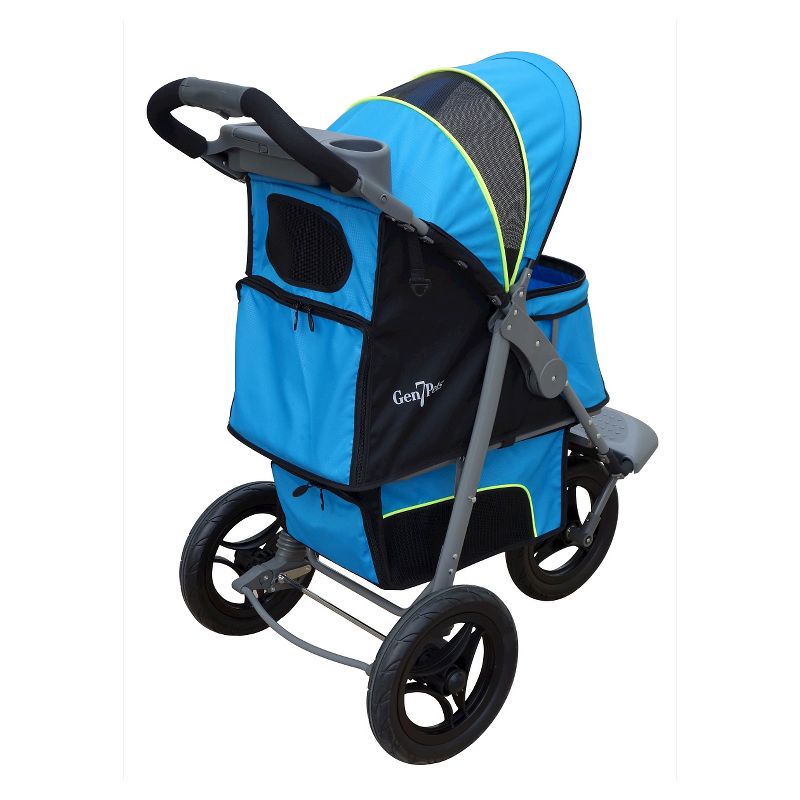 Gen7Pets G7 Jogger Dog & Cat Stroller - 26"L x 14"W - Blue