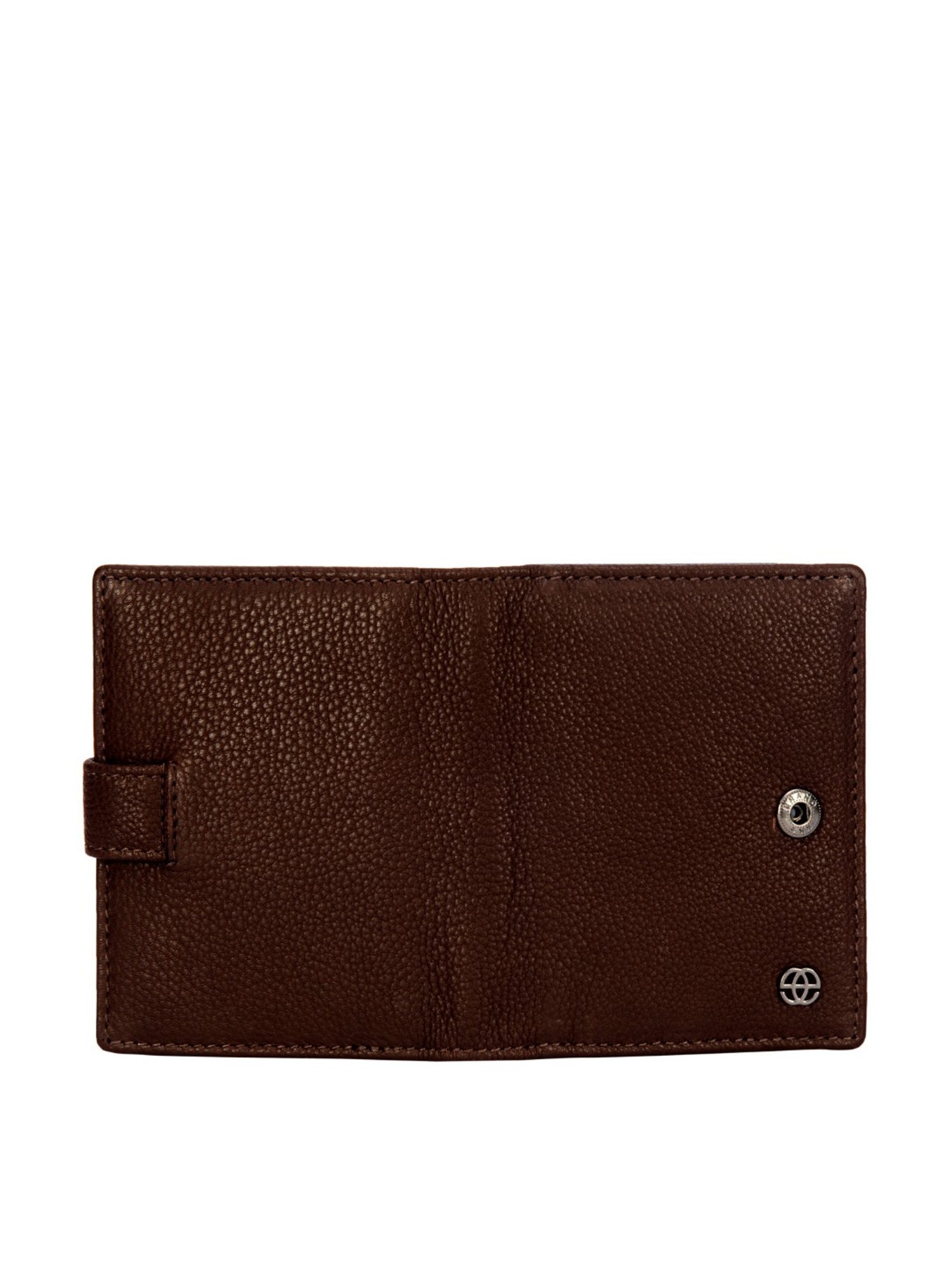 Eske Ren Dark Brown Textured Small Card Holder