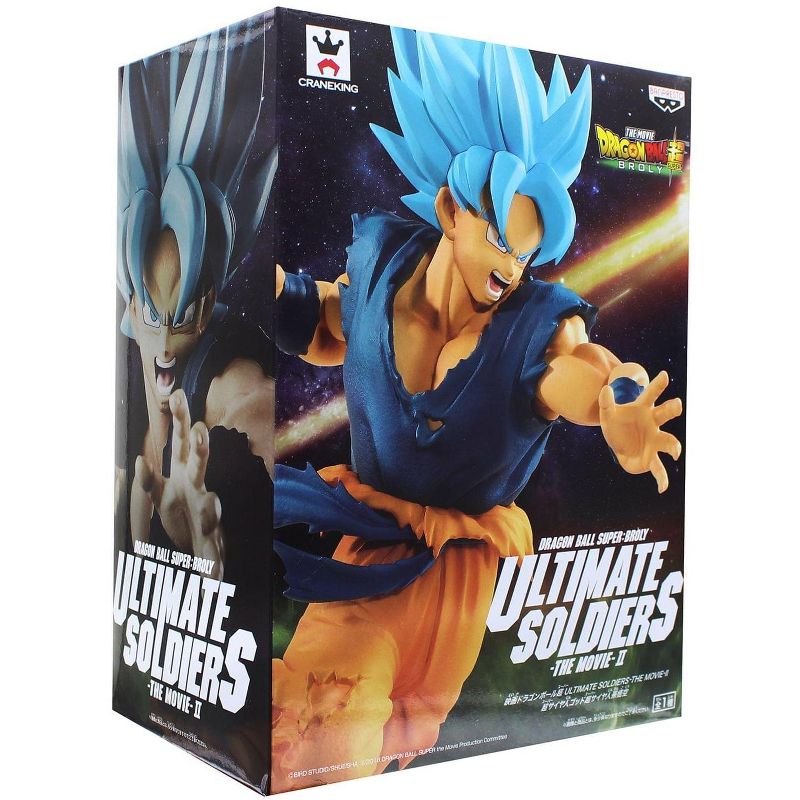 Little Buddy LLC Dragon Ball Super Movie Ultimate Soldiers Banpresto Vol. 2 Figure - SS Blue Goku