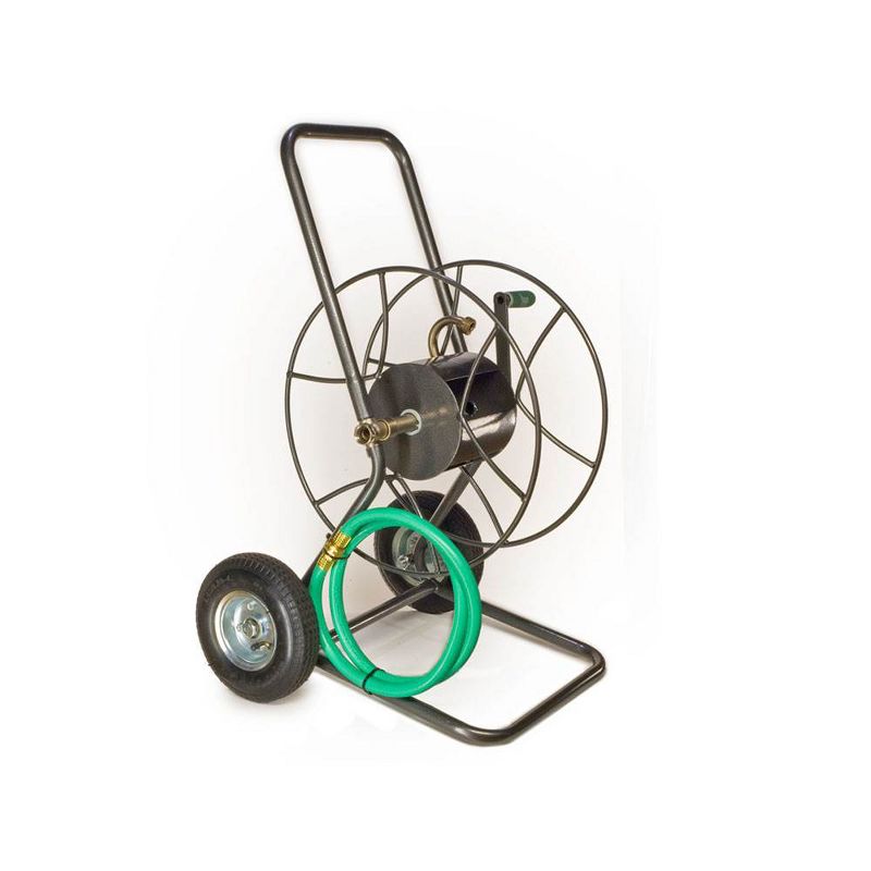 Yard Butler Portable 200 Foot Capacity Steel Garden Outdoor Hose Reel Truck