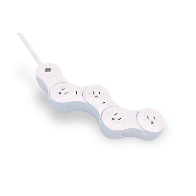 Quirky Pivot Power Smart Outlet &ndash; Two Smart Sockets Work with Amazon Alexa & Google Assistant, No Hub Required