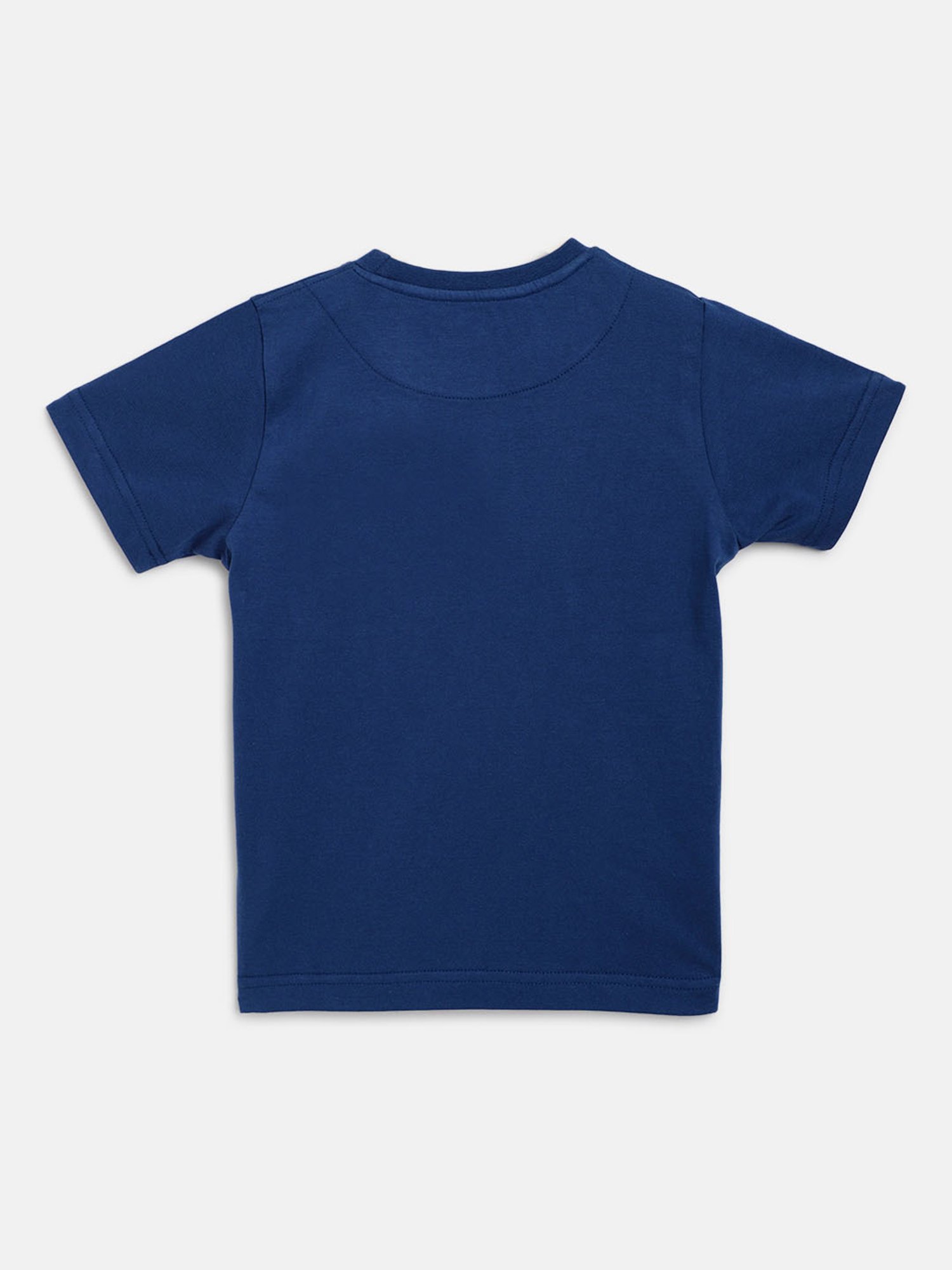 Campana Kids Green & Blue Solid T-Shirt (Pack Of 2)